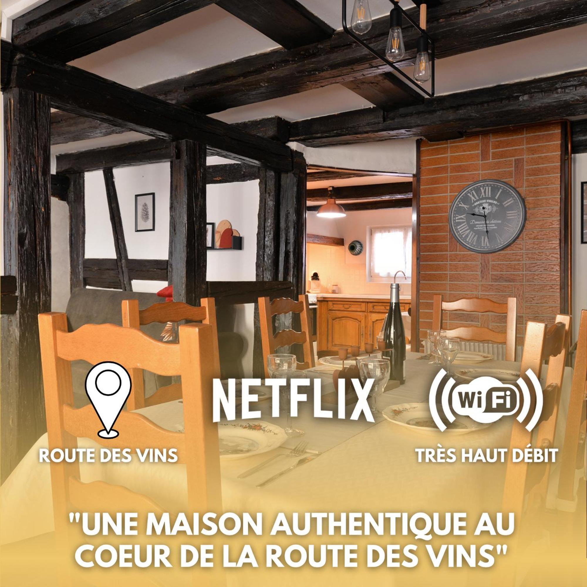 Chez Mamema, Maison Alsacienne Route Des Vins Кинцхайм Екстериор снимка
